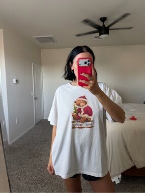 Vintage Christmas bear tee